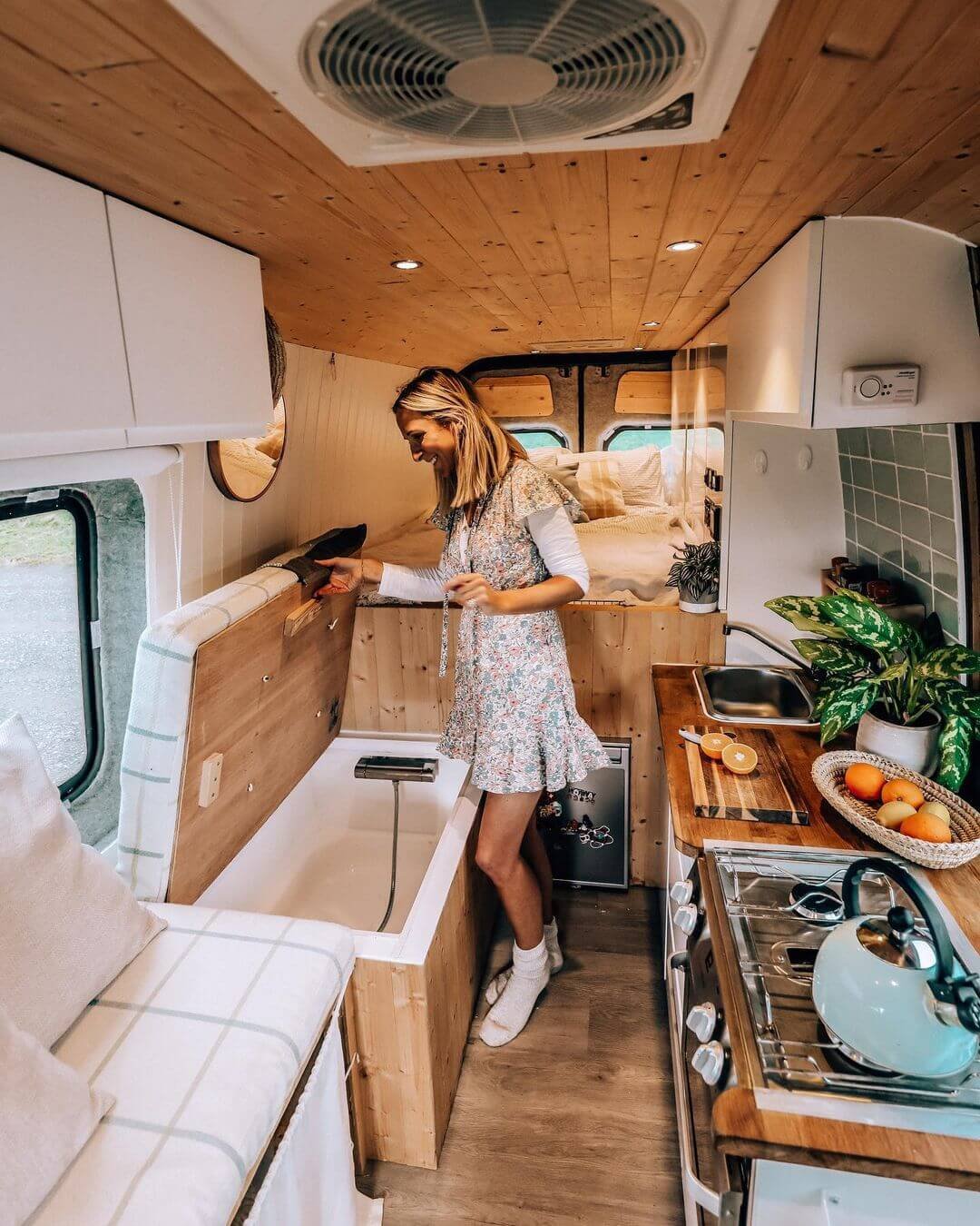 Check out our ultimate campervan outdoor shower setup - nohma.com ⚡