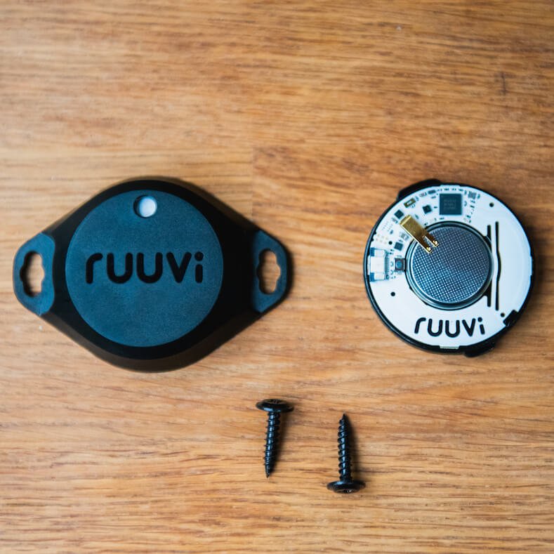 ruuvitag pro 3 in 1 temperature humidity and motion sensor for campervan electrical systems