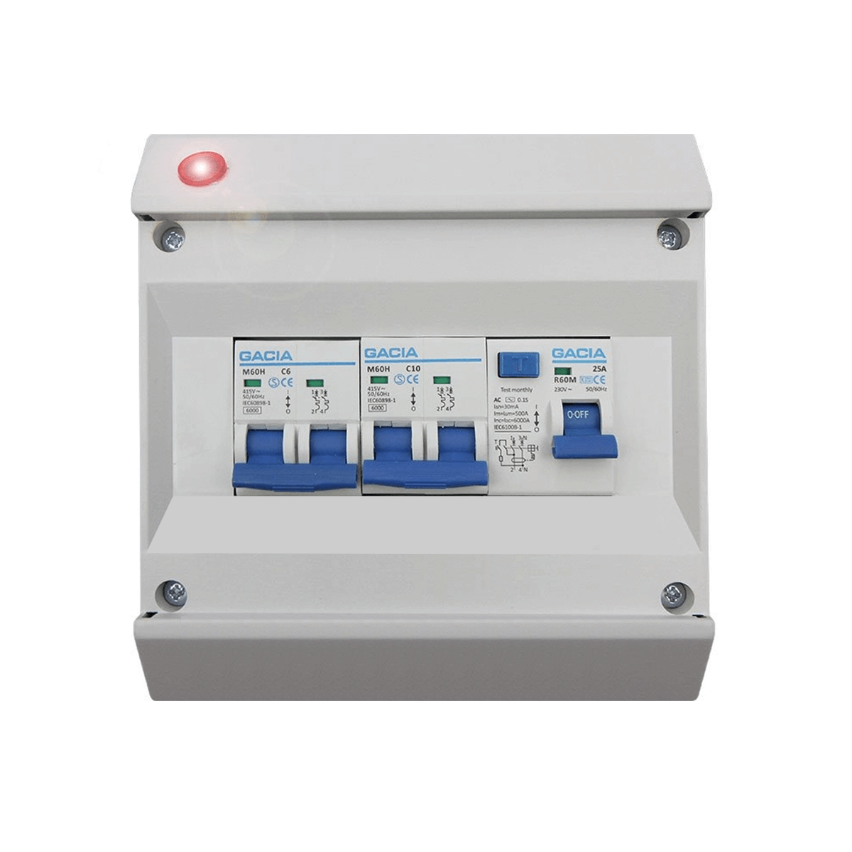 consumer unit used in electric hook up kits