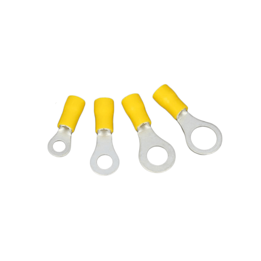 Yellow / 3-6mm² - ring crimp connector