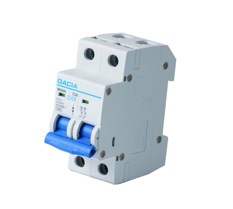 Double pole MCB 16amp