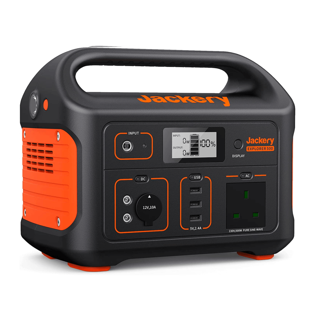 Jackery Explorer 500 - 518Wh Portable Power Station