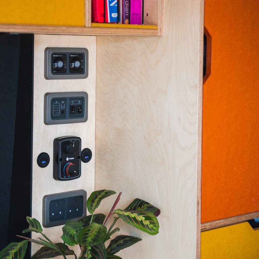 Line Socket Store Display C-Line Double Socket (Gunmetal) - 7 socket options - nohma.com ⚡