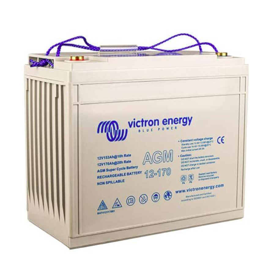 Victron Super Cycle 170Ah AGM Leisure Battery - 12V