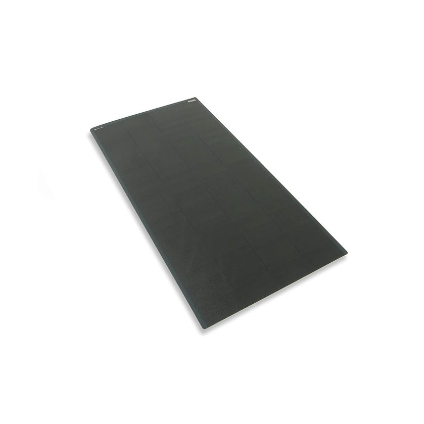 A rectangular black PV Logic 200W MHD Solar Panel on a white background.