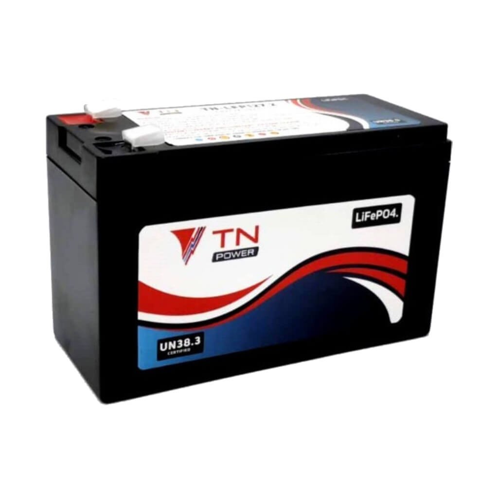 TN Power 7.2Ah Lithium Battery - 12V LiFePO4 Leisure Battery