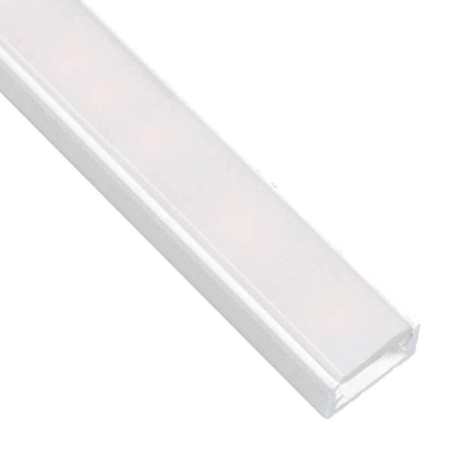12V LED Strip Light - Surface Mount, 2m - Black, White or Silver